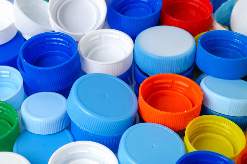 ペットボトルのキャップの写真