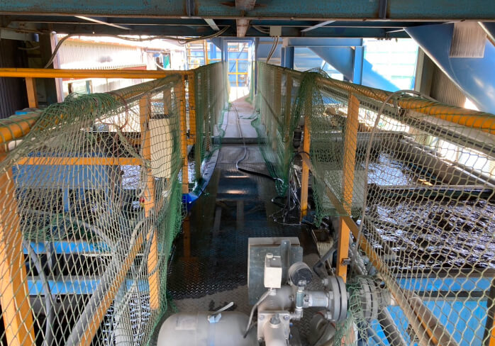 嫌気ー好気活性汚泥方式処理施設の写真