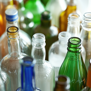 ビンごみの写真