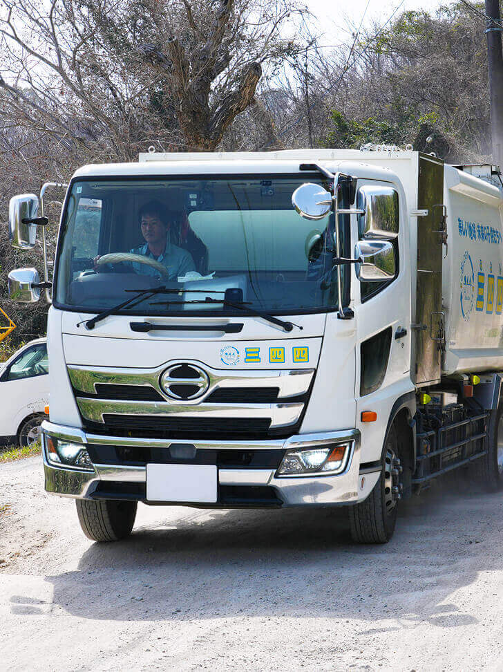 クレーン車の写真