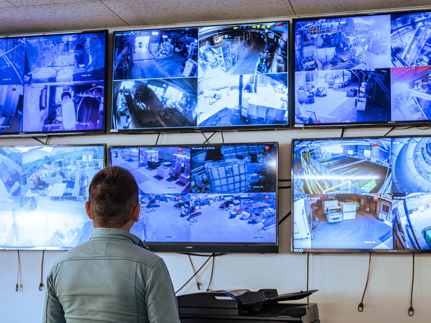 防犯カメラで管理している写真